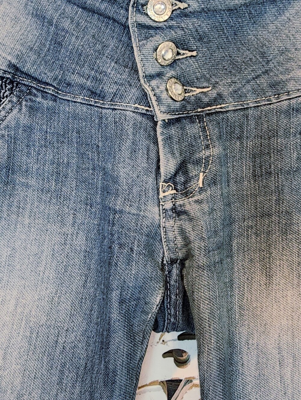 EMIRATES JEANS SKINNY DISTRESS WOMENS SIZE 40 - Picture 8 of 11